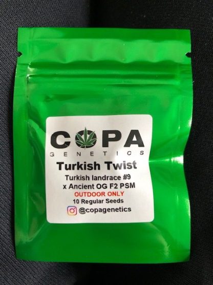 Turkish Twist <br> (Turkish Landrace #9  x Ancient OG F2 PSM)