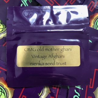 OMG Old Mother Ghani <br> Vintage Afghani<br> Nierika Seed Trust
