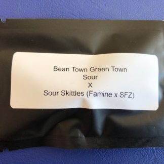 Bean Town Green Town Sour X Sour Skittles