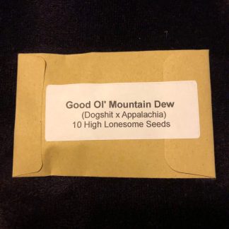 Good Ole Mountain Dew <br> Dogshit aka Electric Boogaloo (clone) x Appalachia