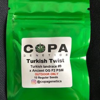 Turkish Twist <br> (Turkish Landrace #9 x Ancient OG F2 PSM)