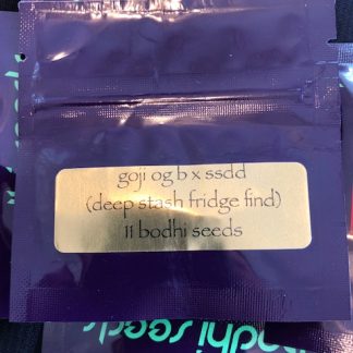 Goji Og B cut x Sunshine Daydream (deep stash fridge find)